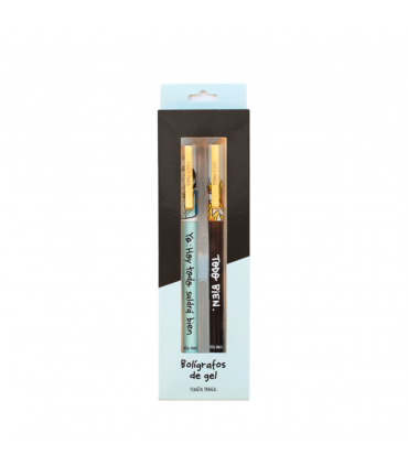 PACK 2 BOLIGRAFOS GEL PEDRITA PARKER