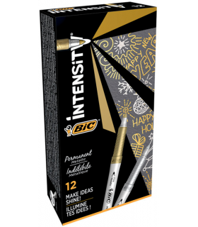 ROTU PERMANENTE BIC INTENSITY ORO/PLATA SURTIDOS