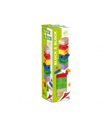 JUEGO DE MESA BLOCK AND BLOCK BASICO COLORES - CAYRO