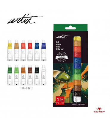 ESTUCHE 12 TUBOS ARTIST PINTUA AL OLEO - ARTIST