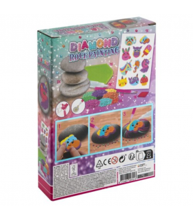 PINTA ROCAS CON PINTURA Y DIAMANTES - CCG