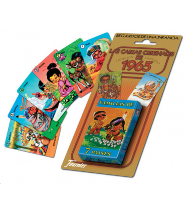 BARAJA CARTAS INFANTIL FAMILIAS 7 PAISES - REACLIO FOURNIER