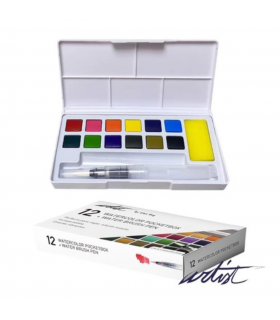 CAJA ACUARELA POCKETBOX ARTIST 12 COLORES