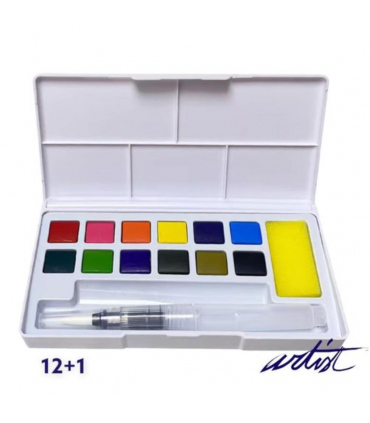 CAJA ACUARELA POCKETBOX ARTIST 12 COLORES
