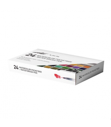 CAJA ACUARELA POCKETBOX ARTIST 24 COLORES - ROYMART