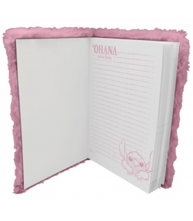 LIBRETA DE PELUCHE STITCH A5 SURTIDAS