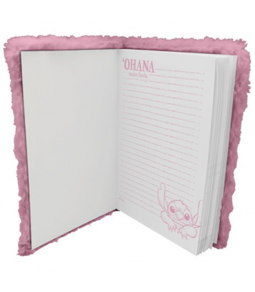 LIBRETA DE PELUCHE STITCH A5 SURTIDAS