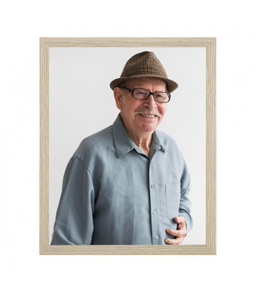 MARCO HOFFMAN / DEMARK MADERA BLANCO / NEGRO / NATURAL / VETAS SURTIDOMOD. 59  30X40